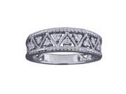 Diamond Wedding Band in Sterling Silver 0.25cts H I I2