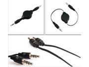 MP3 Retractable Stereo Car Cable 3.5 Male to M Auxiliary Cable Get it