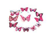 12pcs 3D Butterfly Art Decal Home Decor PVC Butterflies Wall Stickers FMUS .F