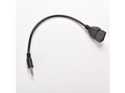 3.5mm Male AUX Audio Plug Jack To USB 2.0 Female Converter Cable Cord MP3