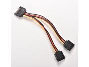 15 Pin SATA Male to SATA Female 1 2 Y Splitter Power Cable