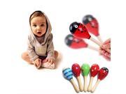 Sweet Cute Baby Kids Sound Music Gift Toddler Rattle Musical Wooden Toy