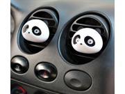 Attractive 2x Auto Dashboard Air Freshener blink Panda Perfume Diffuser for Car