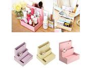 DIY Paper Board Storage Box Desk Decor Stationery Cosmetic Makeup Organizer