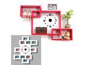 2015 Hot DIY Adhesive Decal Wall Digit Number Room Interior Decor Clock