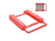 Red Hard Disk SSD HDD Mounting Adapter Bracket Dock Holder 2.5 TO 3.5 Notebook