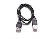 1 Piece 2.0 A to A Male Female USB Extension data Cable Cord charger 3ft 1m