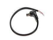 5.5 x 2.1mm Power Plug Connector Male Right Angle Jack Cord Cable Wire Black