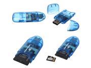 USB Memory Card Reader Writer Adapter for MMC SD SDHC TF UP To 64GB