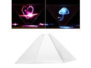 3D Holographic Display Pyramid Stand Projector for 3.5’’~6.5’’ Cell Phone