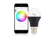 B22 Bluetooth LED Light Bulb Dimmable Multicolored Color Changing LED Lights Smart LED Light Bulbs for Home Office Parties Dinners 7 Watt 40 Watt Repl