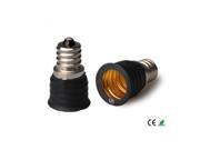 12 Pack Black Candle Candelabra E12 Base to Intermediate E17 Base Light Fixture Bulb Socket Adapter Reducer