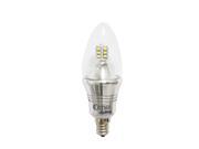 4-Pack 40 - 60 Watt Equivalent Dimmable B12 Decorative Candle LED Light Bulb With Warm Glow Effect, Candleabra Base 4-Pack 40 - 60 Watt Equivalent Dimmable B12 Decorative Candle LED Light Bulb With Warm Glow Effect, Candleabra Base