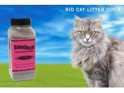 SMELLEZE Natural Cat Litter Smell Remover Deodorizer Additive 2 lb. Granules Rid Stench