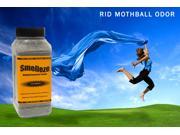 SMELLEZE Natural Moth Ball Odor Remover Deodorizer 50 lb. Granules Rids Mothball Vapors