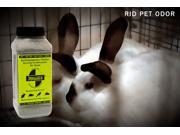 SMELLEZE Natural Pet Litter Odor Eliminator Deodorizer 2 lb. Granules. Removes Dog Stench