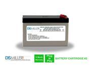 DSMiller UPS Replacement Battery Pack for APC BP420C APC RBC2 Cartridge 2 Leakproof 12V 7.2AH Battery. Pre charged with all required connectors and fuses.