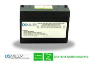 DSMiller UPS Replacement Battery Pack for APC BF280C APC RBC10 Cartridge 10 Leakproof Plug and Play Battery. Pre charged with all required connectors and f