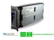 DSMiller UPS Replacement Battery Pack for APC SUA3000R2X145 APC RBC43 Cartridge 43 Leakproof Plug and Play Battery. Pre charged with all required connector