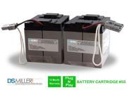 DSMiller UPS Replacement Battery Pack for APC SU450NET APC RBC55 Cartridge 55 Leakproof Plug and Play Battery. Pre charged with all required connectors and