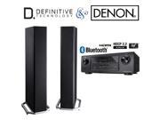 Denon AVR S510BT Bundle with Definitive Technology BP9020 Speakers Pair