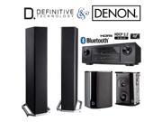 Denon AVR S510BT Bundle with Definitive Technology 2 BP9020 and 2 SR9040