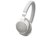 Audio Technica ATH SR5BTWH Wireless On Ear High Res Audio Headphones in White