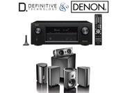 Denon AVR X3300W Bundle with Definitive Technology ProCinema 1000 System Black