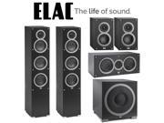 Elac Debut 5.1 Speaker Bundle with 2 F5s 1 C5 2 B4s and 1 S12EQ