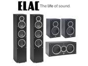 Elac Debut Bundle with 2 F5 Floorstanders 1 C5 Center and 2 B5 Surrounds
