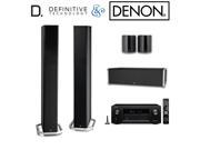 Denon AVR X2300W w Definitive BP9060 Towers CS9060 Center SR9040 Surround