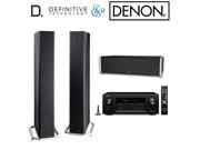 Denon AVR X2300W Bundle w Definitive BP9040 Towers and a CS9040 Center Channel