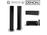 Denon AVR X2300W Bundle w Definitive BP9060 Towers CS9060 Center Channel