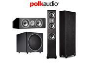 Polk Audio 3.1 Bundle with 2 TSi400 1 CS10 and 1 PSW125 in Black