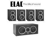 Elac Bundle with 4 Debut B4 Bookshelf Speakers and 1 Debut C5 Center Channel