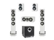 Elac 5.1 System with FS U5 Towers BS U5 Speakers CC U5 Center and S10 Sub