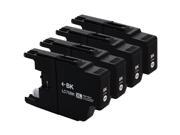 SL 4 Pack Brother LC 75XL Black Ink Cartridges for MFC J435W MFC J280W Printer