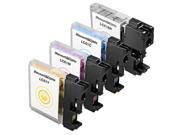 SL 4pk LC61 LC61BK Black & Color Printer Ink Cartridge for Brother MFC-255CW SL 4pk LC61 LC61BK Black & Color Printer Ink Cartridge for Brother MFC-255CW