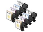 SL 8 LC61 BLACK Color Ink Print Cartridge LC61BK LC61C for Brother dcp 165c 490cw