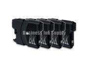 SL 4 BLACK New LC61 Ink Cartridge for Brother MFC 495CW MFC J410W MFC 295CN LC61BK