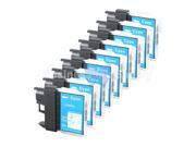 SL 9 CYAN LC65 NEW HIGH YIELD Compatible Ink LC65C LC65 LC-65 for Brother Printer SL 9 CYAN LC65 NEW HIGH YIELD Compatible Ink LC65C LC65 LC-65 for Brother Printer
