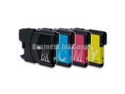 SL 4 Pack NEW LC61 Ink Cartridges for brother printer LC61BK LC61C LC61M LC61Y LC61