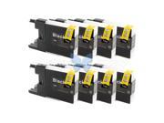 SL 8 BLACK LC71 LC75 Ink Cartridge for Brother MFC J280W MFC J425W MFC J435W LC75BK