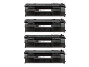 SL 4 PK Compatible Black Toner Cartridge Q7553A 53A For HP LaserJet P2015x P2015dn
