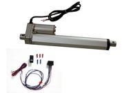 8 Inch Linear Actuator Kit 12 v w 225 lbs max load Includes Wiring Switch Kit