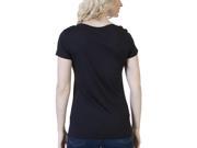Women s Steven Craig Short Sleeve V Neck T Shirt with Trim