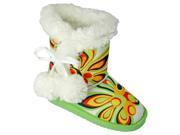 DAWGS LOUDMOUTH Toddler Side Tie Australian Style Boot SHAGADELIC WHITE 8 9 M US