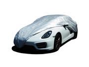 KM World Silver Deluxe Ready Waterproof Car Cover Fits Oldsmobile 98 1970 1996 Models