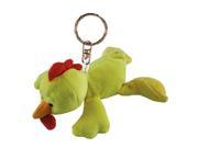 Soft Plush Rooster Chicken Keychain Key Ring Chain Fob Holder Cute Fun Animal