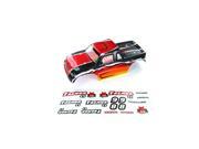 Redcat Racing Part 17002 Red Tremor ST Truck Body with Decal Sheet